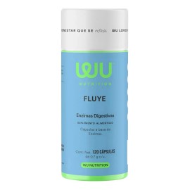 Suplemento Enzimas Digestivas Fluye Wu Nutrition 120 Capsulas Recupera Flora Intestinal Aumeta Tasa Metabolica Alimenticio Consumo Para 2 Meses Bienestar
