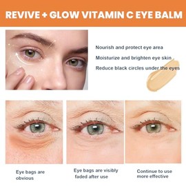 Crema en Barra con Vitamina C para el Contorno de Ojos | Hidratante y Reafirmante, Cuida la Piel, Reduce Arrugas, Bolsas y Ojeras, Stick Facial Nutrit