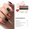 NAILOG Gel Nail Seal Curing Type (20 Pieces), Long Lasting,