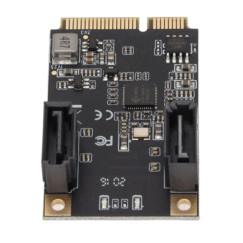 Mini PCi E to 2 Port SATA Expansion Card 6Gbps