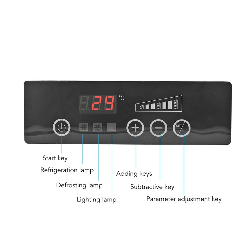 Digital Temperature Controller High Accuracy Multifunctional Thermostat for Refrigerator Greenhouse