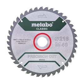 Metabo 628060000 HW/CT 216X30. 40 WZ 5 Circular Saw-Blade, Green