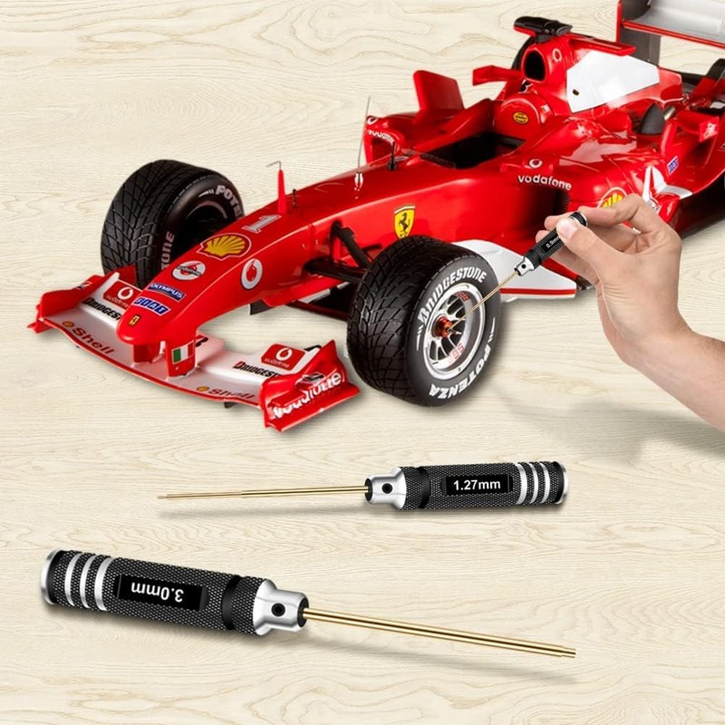 RCpow Hex Driver Set Hex Allen Screwdriver Kit 0.9mm 1.27mm
