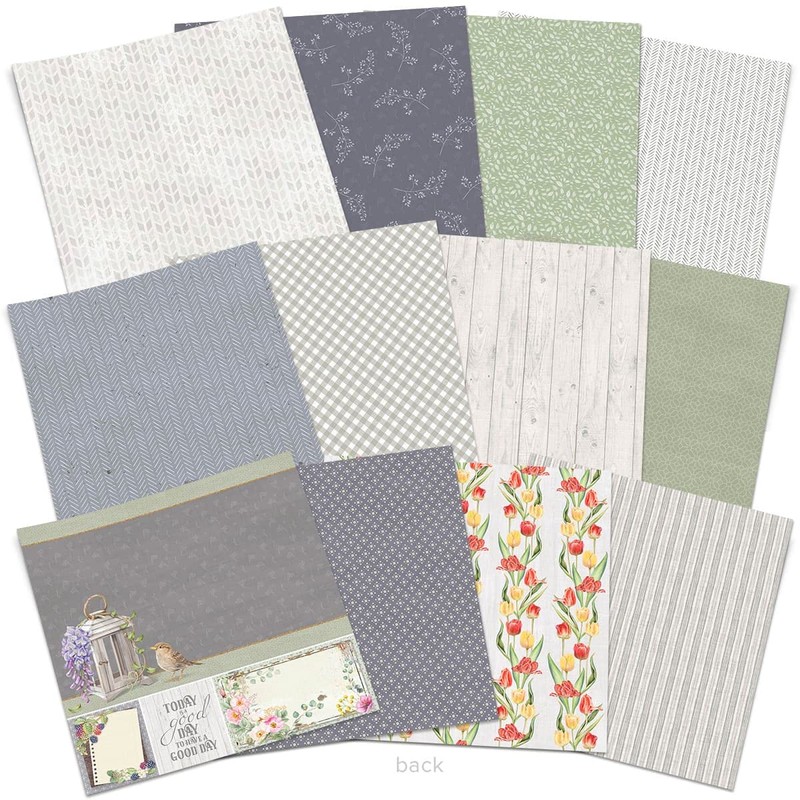 Ciao Bella Sparrow Hill Decorative Paper Pad 12 x 12