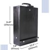 Artkey Tabletop Box Easel, Pine Wood Portable Artist Easel with