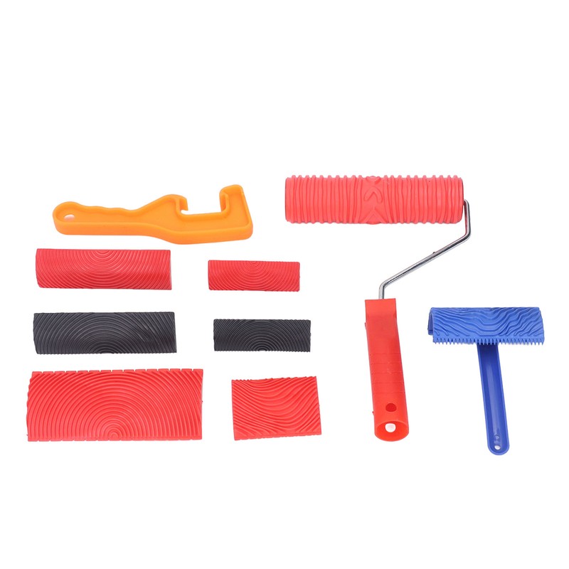 Wood Grain Tool Graining Pattern Painting Roller Home Decoration Set