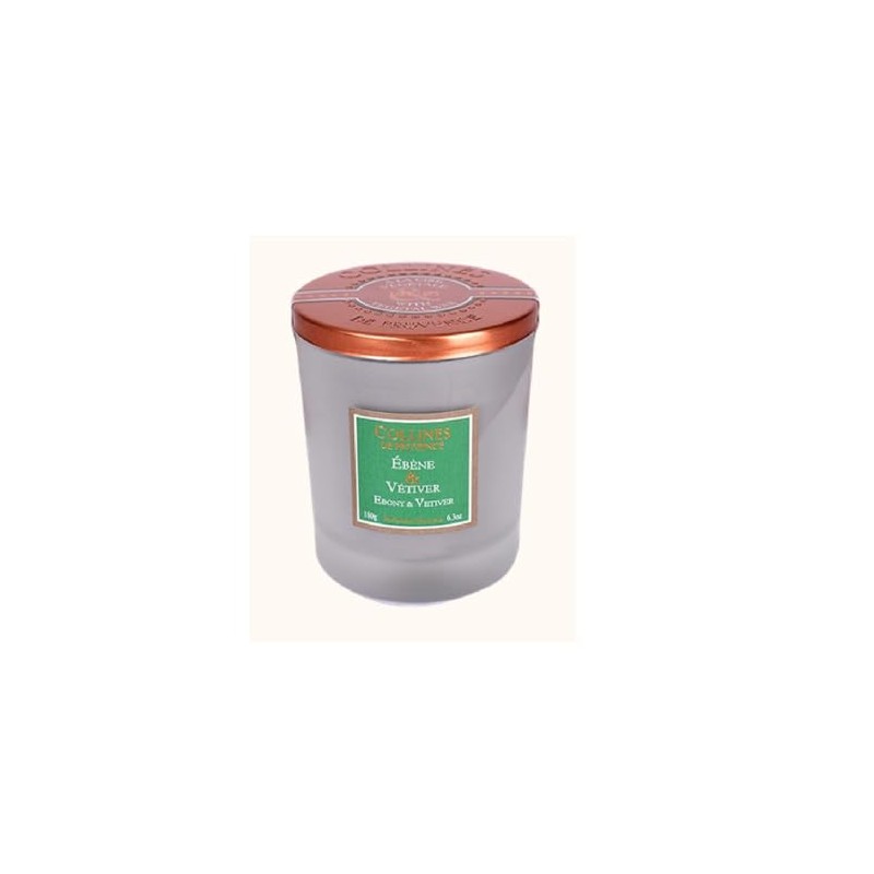 Collines de Provence - Kerze, 180 g, Ebenholz und Vetiver