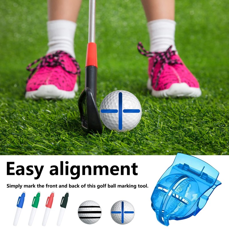8 Pieces Golf Ball Line Drawing Marking Tool Kit, Golf