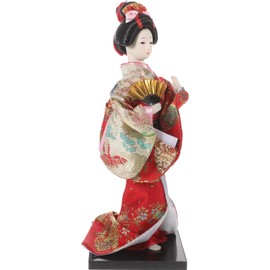 TOYMYTOY Japanese Doll, Dance, Maiko, Japanese Style Doll, 10.6 inches (27 cm), Japanese Souvenir, Figurine, Kimono Doll, Geisha Doll Model, Kabuki Doll, Desktop Decoration, For Restaurants, Home