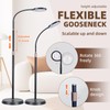 30X 10X Large Floor Magnifying Glass with Light and Stand,