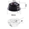 YODAVE Pack of 4 Small Recessed Spotlights Mini Spot Adjustable