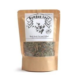 EidolonGreen [China Medicinal Herb] Bamboo leaves tea,Organic Bamboo Leaf Tea, (DanZhuYe/淡竹叶/댓잎 티백 차) Chinese Herbal Dried Loose Leaves (3 Ounce (Pack of 1))