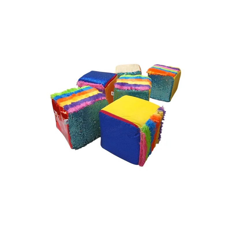 Cubo De Texturas Sensorial Terapia Estimulación Táctil