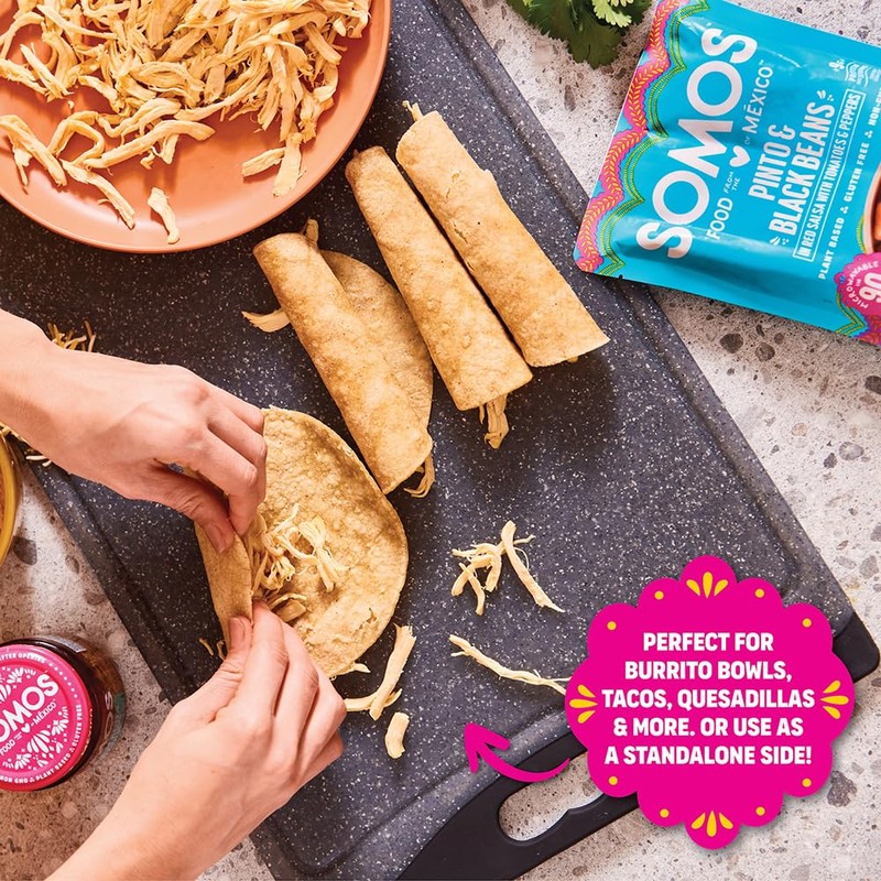 SOMOS Pinto & Black Beans, 10 OZ