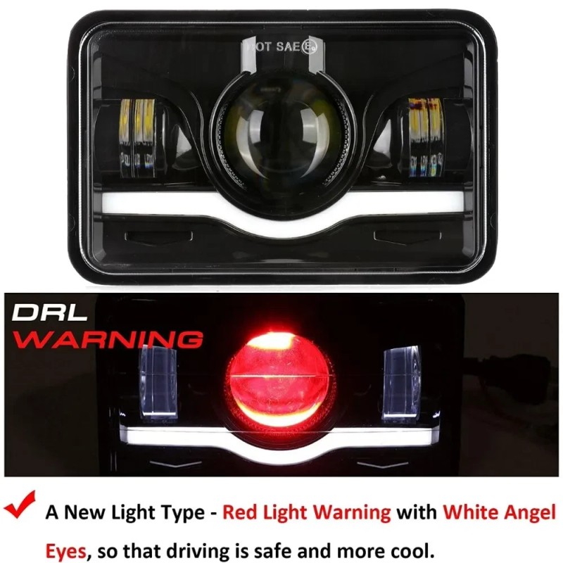 Bricologht For Chevy C10 Pickup truck 1980-1986 4PCS 4x6" LED