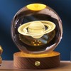 3D Crystal Ball Night Light Rechargeable Battery Soft Light Multifunction