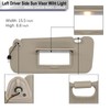 CRAZYPARTS Left Driver Side Sun Visor Compatible with Nissan Murano