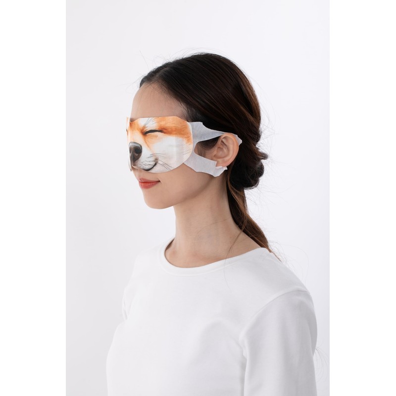 Global Japan Tired of Hot Animal Eye Mask, Pack of