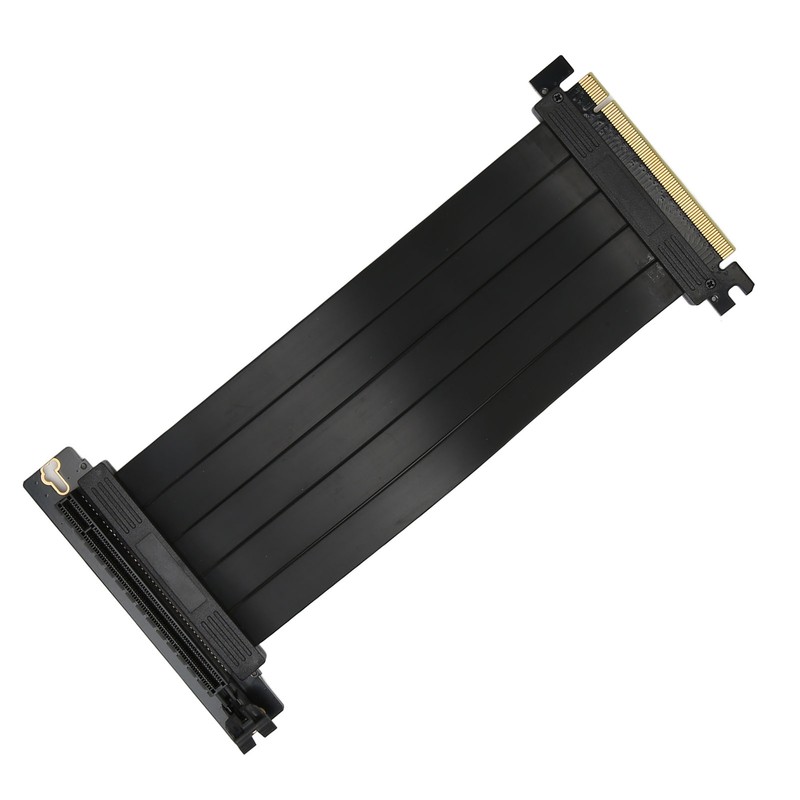 PCIE 3.0 16x Riser Cable High Speed Flexible 90 Degrees