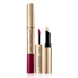 L’BEL Labial Infini Dual Triple Poder – Mate No Transfer, Satinado Volumen y Bálsamo Reparador 3 en 1 (Vin Mora)