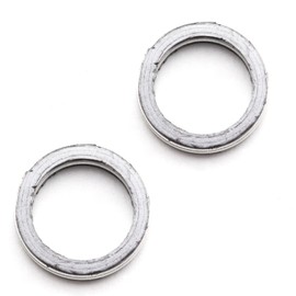 Area1 2 x Scooter Exhaust Manifold Gasket (30 x 23 x 4) for 50 cc 4-Stroke. Compatible with GY6 ATU Explorer AGM Baotian Rex RS Nova Motors Yiying Benzhou Znen Guoben Wangye Qinqui Huatian Benero