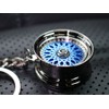 VmG-Store BBS Style Black / Chrome Rim Keyring - Solid
