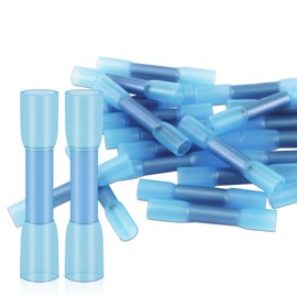 20 x Butt Connectors 16-14AWG Crimp Connector with Heat Shrink Tube, Cable Connector, Waterproof Butt Connector for Car, Boat, Marine