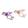 100Pcs Bunny Binder Clips Hollow Out Strong Clamping Sturdy Metal