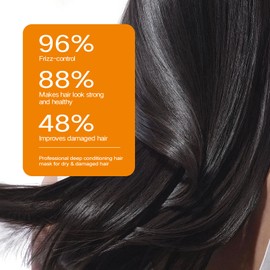 WDETHMY Hydrating Hair Mask for Damaged Hair - Deep conditioning & Moisturizing & Smoothing Hair Mask for Dry and Curly Hair, Natural Keratin Hair Treatment - Paraben, Phthalate & Sulfate Free