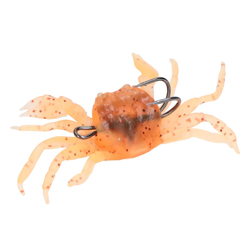 8Pcs Artificial Crab Bait 13cm 33.5g Simulation Crab Soft Lure