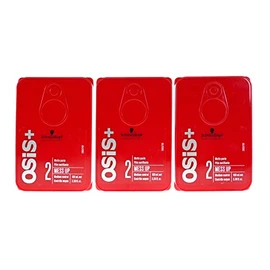 3 x Schwarzkopf Osis Mess Up Structure Paste 100ml