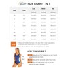 Aleumdr 3 Piece Womens Tankini Swimsuits with Shorts Athletic Bathing