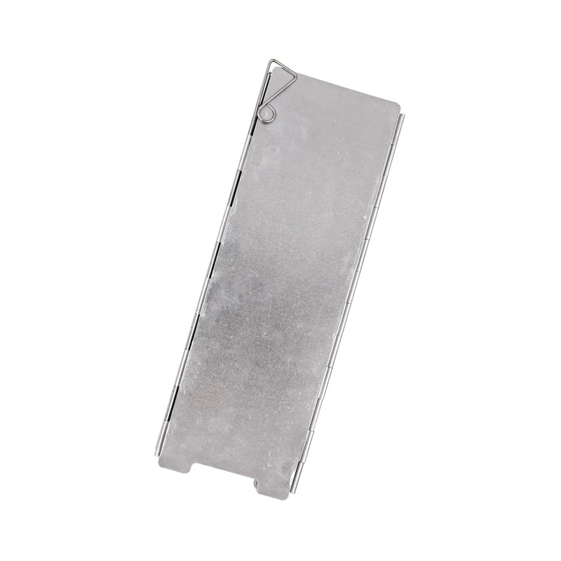 NUZAMAS Gas Stove Wind Shield 14 Slats Foldable Wind Protection