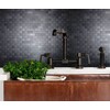 XUANINY 10-Sheet Peel and Stick Metal Backsplash Tiles, Self Adhesive