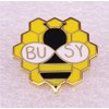 KAWADU Yellow Bumblebee Unisex Enamel Pin Badge for Backpack Shirt