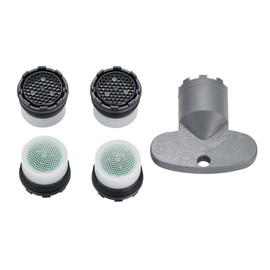 Perlator® Water-Saving Screw-In Jet Regulator with Key M16.5 x 1 ~ 5.7 l/min Set of 4