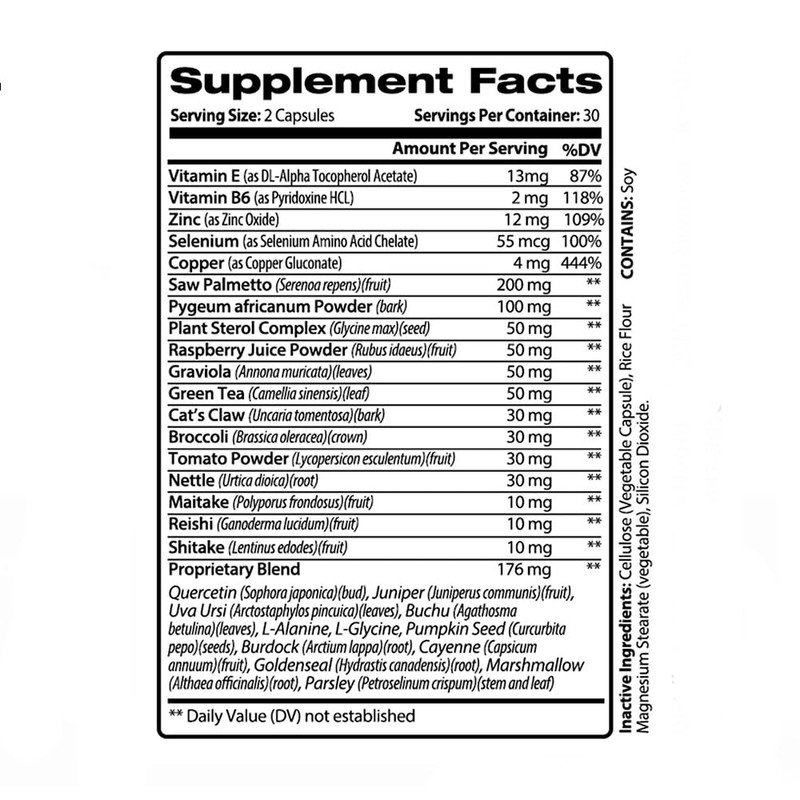 PureNature Prostanova - Natural Prostate Support Supplement with Saw Palmetto