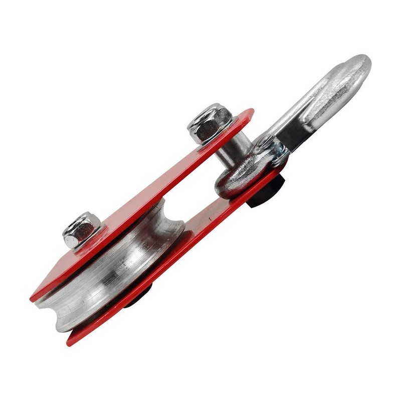 DBM IMPORTS 5/8'' Eye Hook 3'' Aluminum Sheave Block W/Hook