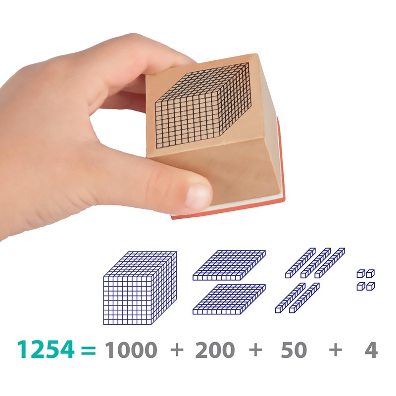 Akros (AKRP1) 30692 Akros Base 10 Numerical Breakdown Stamps Logic