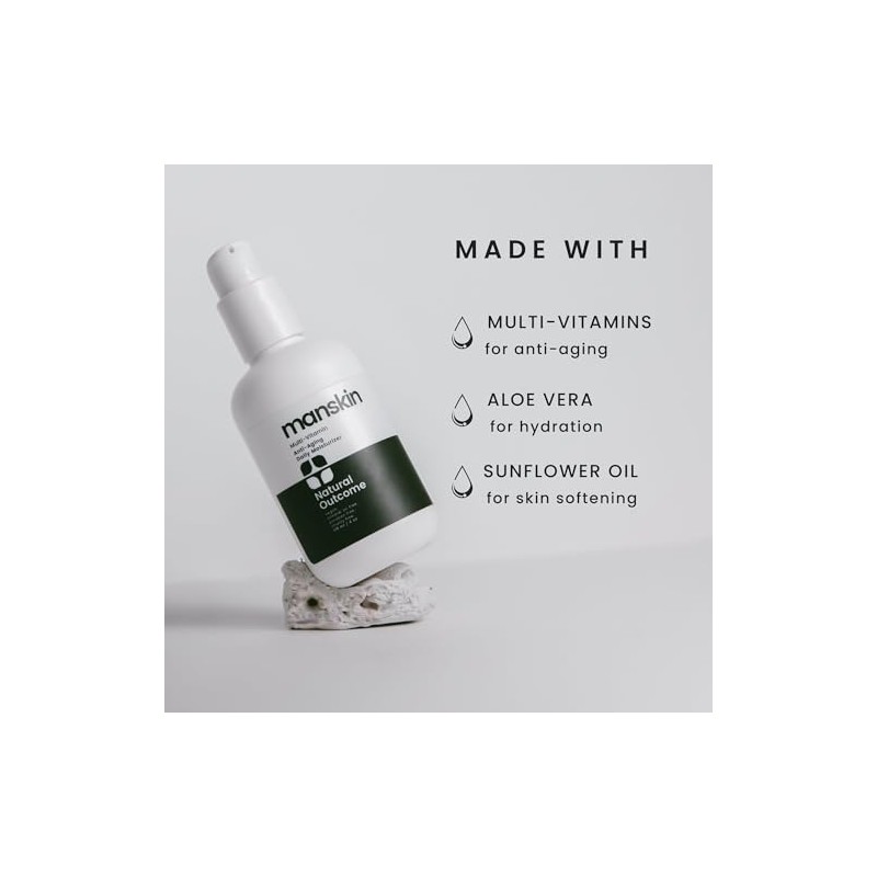 Natural Outcome Man Skin Moisturizer - 118 ml
