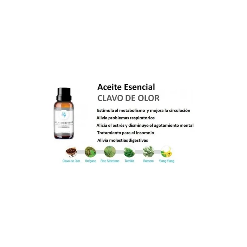 Aceite Esencial Clavo De Olor Para Uso Tópico-humidificador.