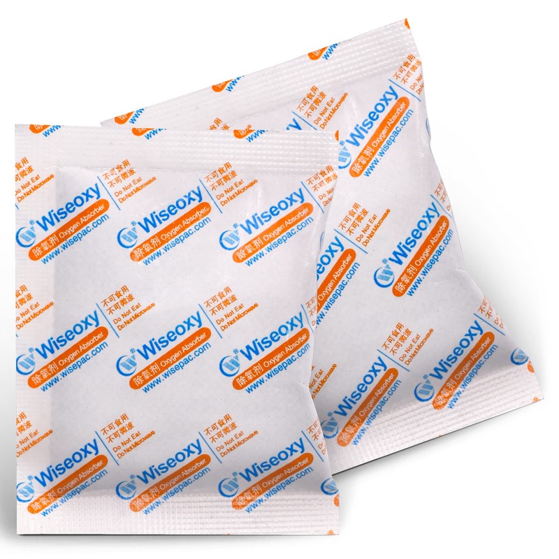 Wisesorb 300cc Oxygen Absorbers for Food Storage, Food Grade Oxygen