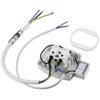 Möbel built-in socket IP44, switch, all-in-one, natural white