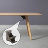 CHEUKYIU Pack of 4 Folding Hinge, Table Legs, Hinge, Folding