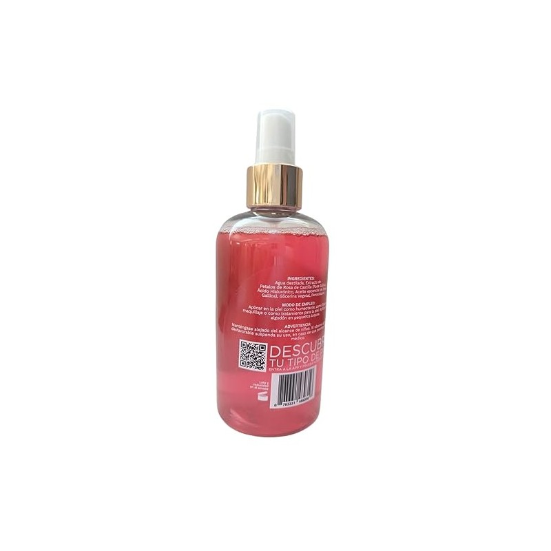AGUA DE ROSAS CON ACIDO HIALURONICO 250 ML (1pz) -