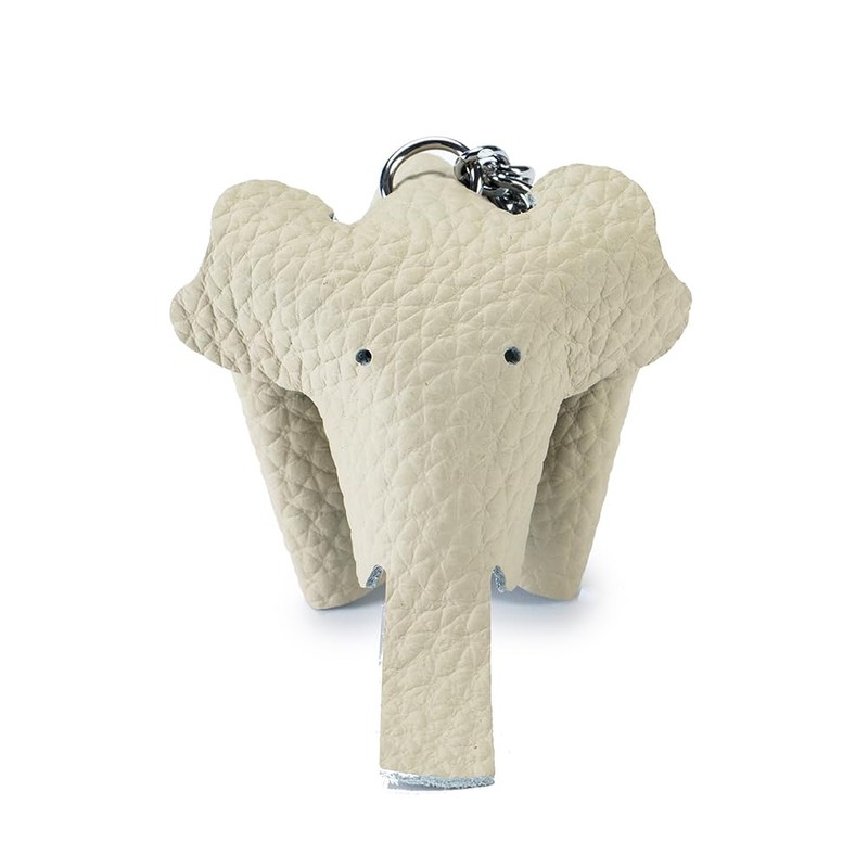 Yocipa Cute Bag Charm Genuine Leather Elephant Key Chain Leather