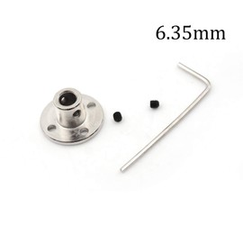 ToolOfLife 4/5/6.35/8/10/12/14mm Rigid Flange Coupling Motor Guide Shaft Coupler Motor Connector