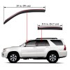 Lightronic In-Channel Window Visors Rain Guards Vent Shade for 2003-2009