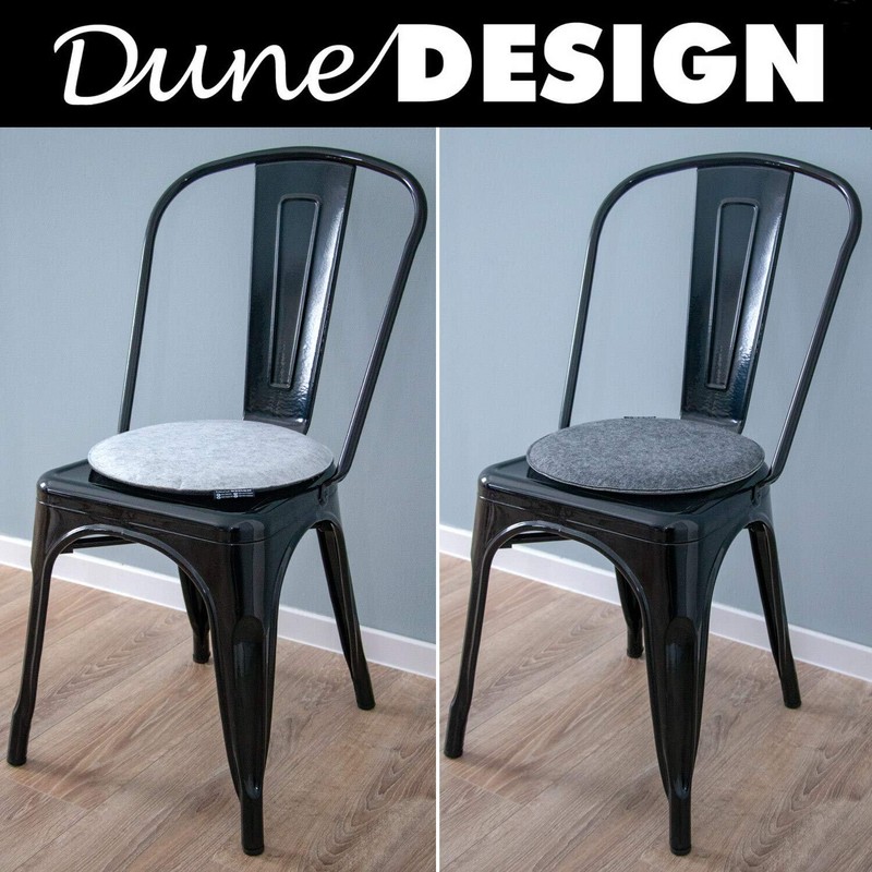 DuneDesign 30 mm Felt Seat Cushion Round Diameter 35 cm