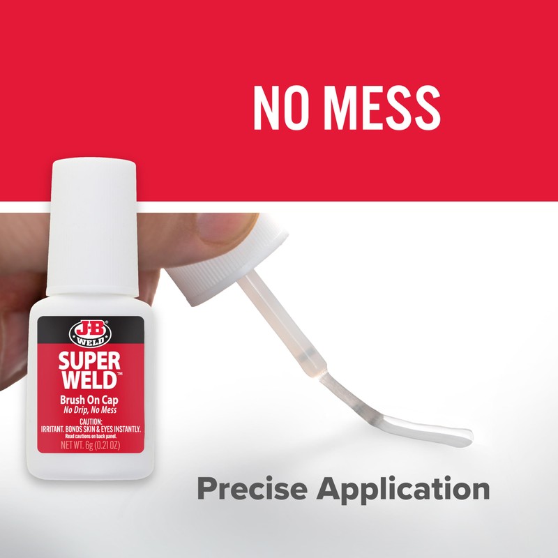 J-B Weld 33106 SuperWeld Glue - Clear Super Glue -